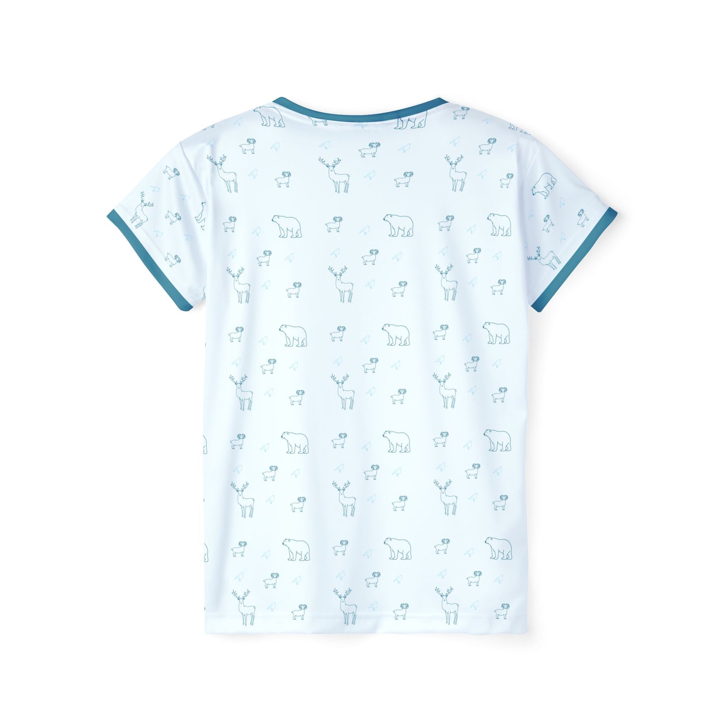 Frozen Tundra - Women's Athletic Tee - Snow