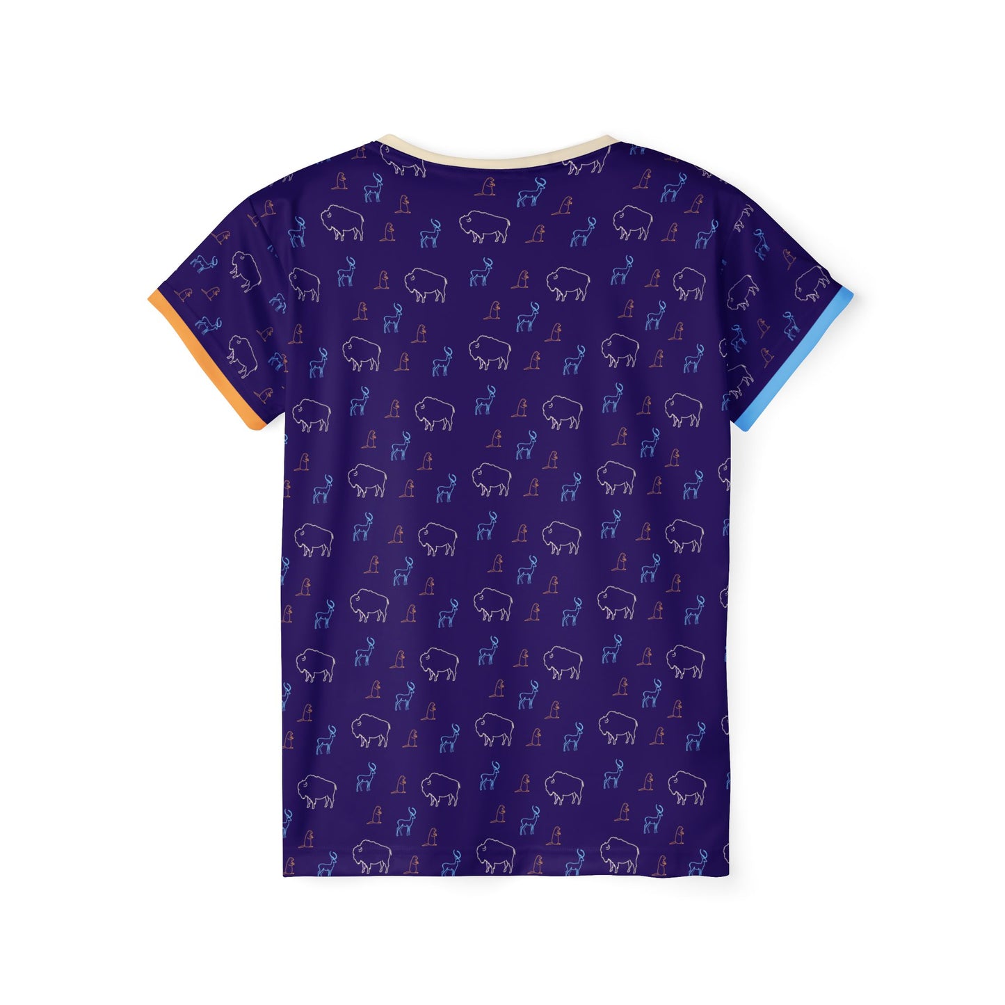 Sunset Prairie - Women's Athletic Tee - Dusk