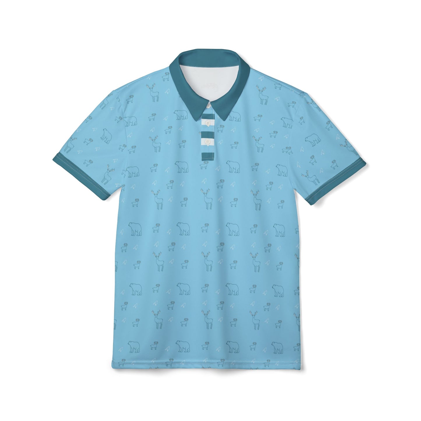 Frozen Tundra- Unisex Polo Shirt - Ice