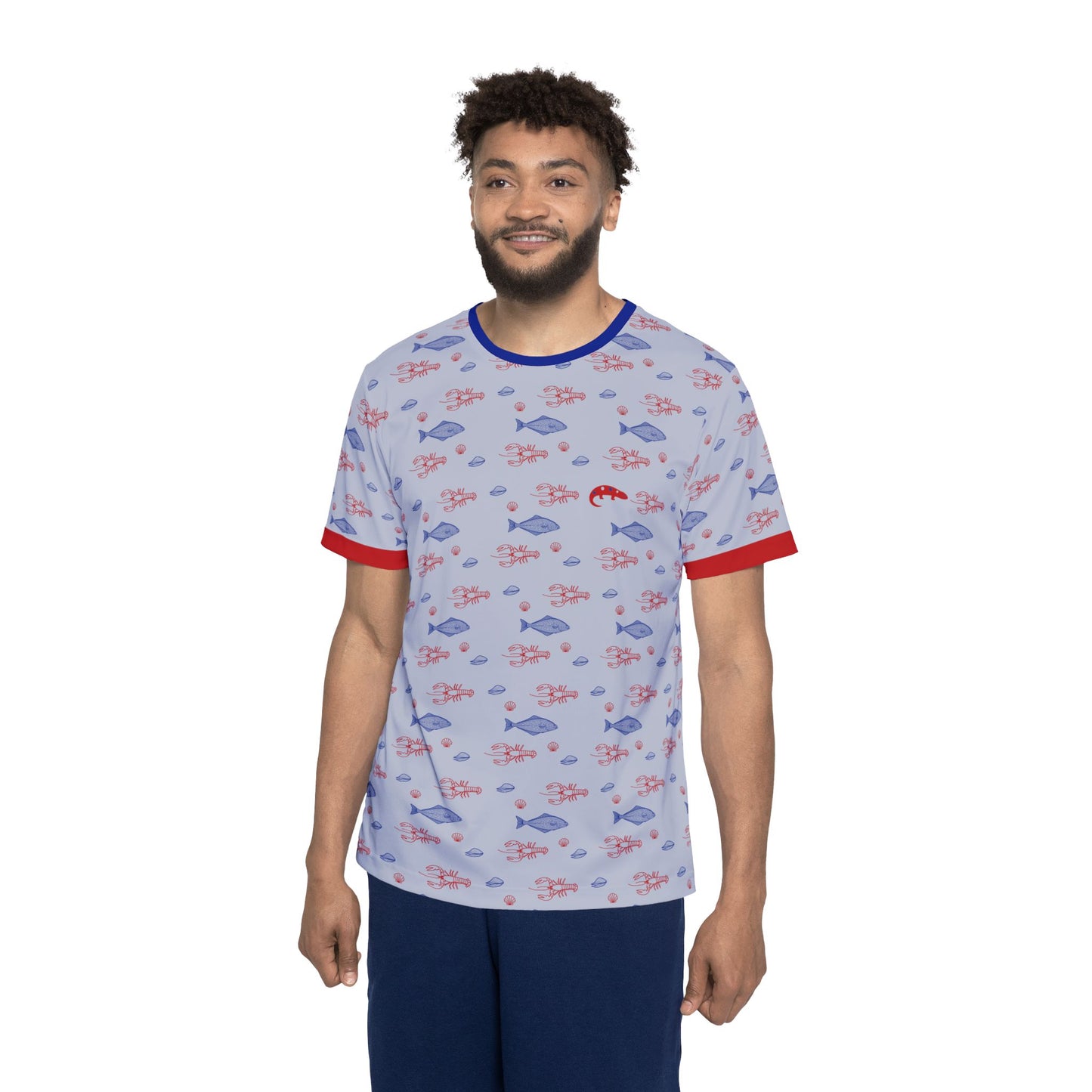 Lobster Shack - Men's Athletic Tee - Steel