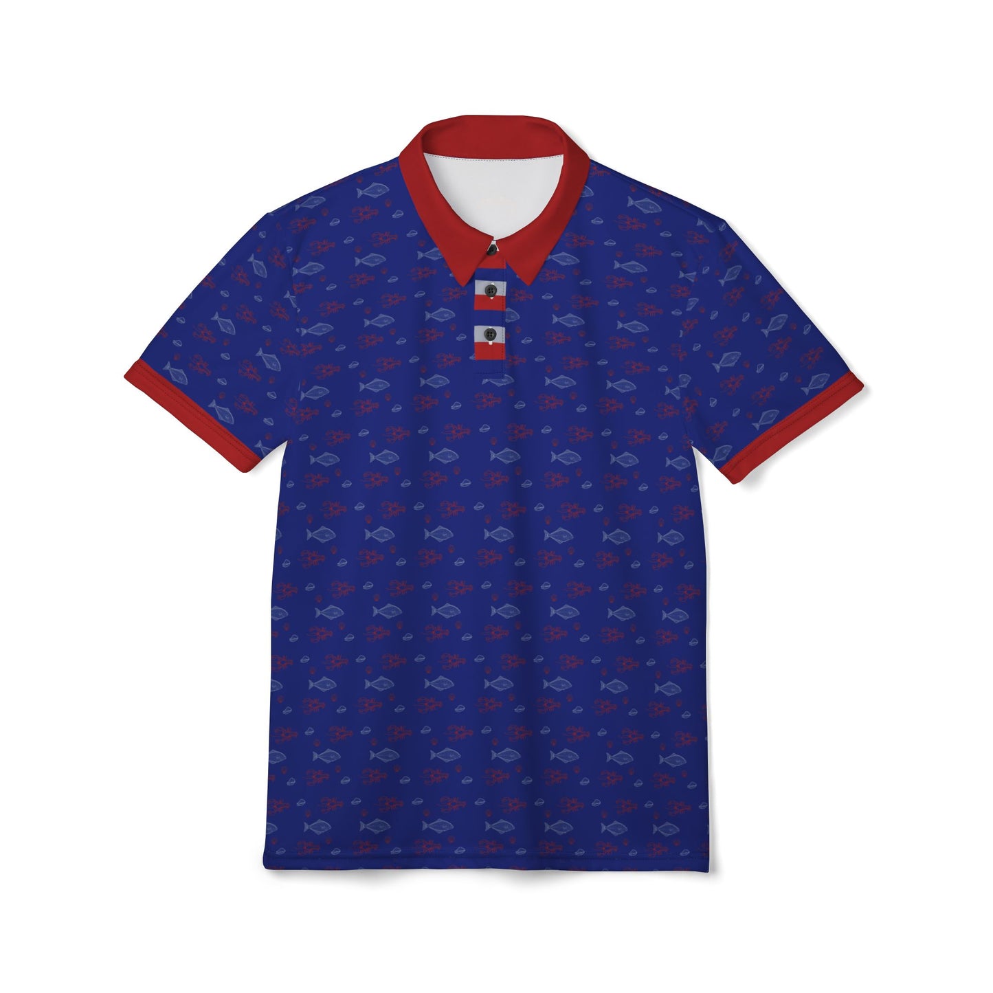 Lobster Shack - Unisex Polo Shirt - Blue