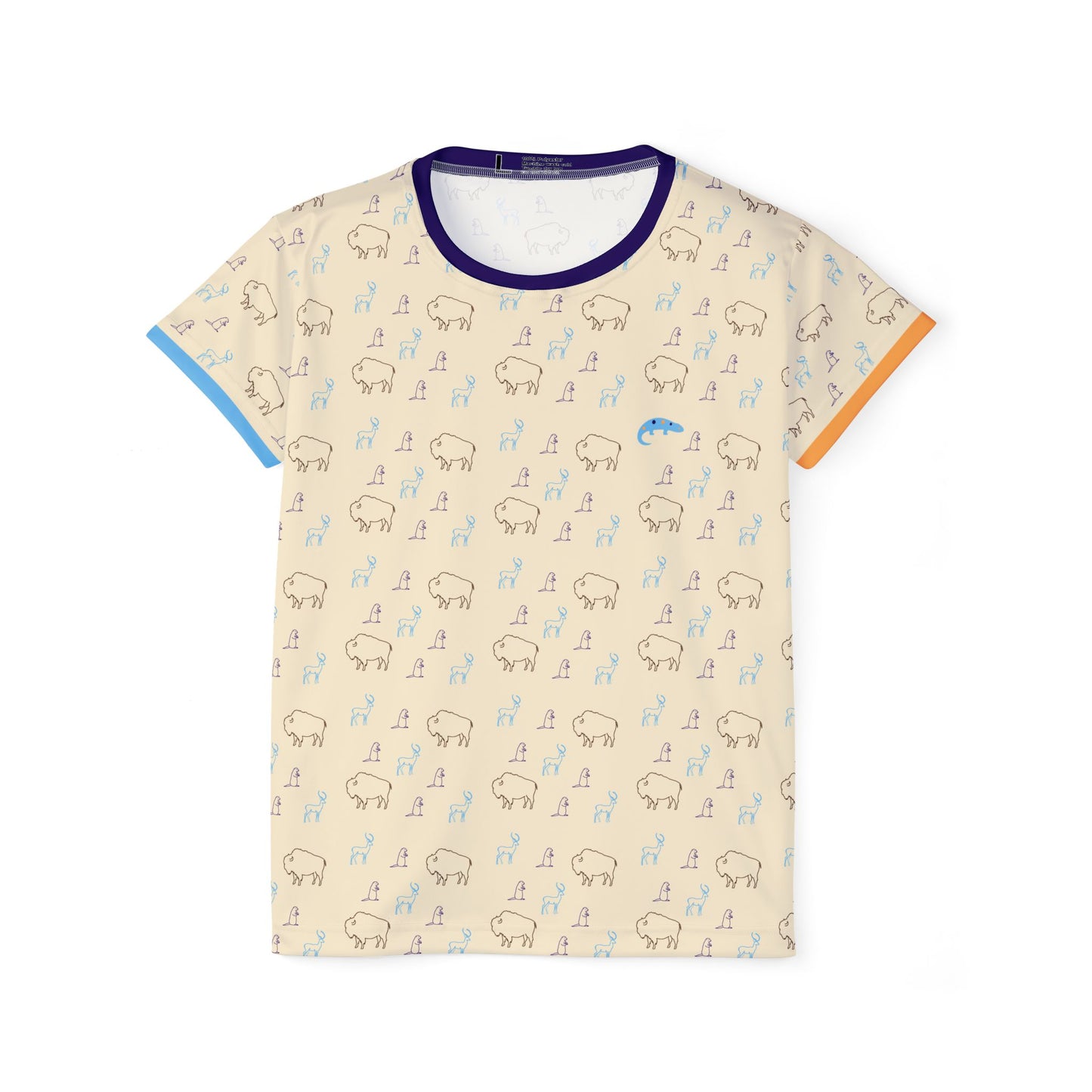 Sunset Prairie - Women's Athletic Tee - Wheat