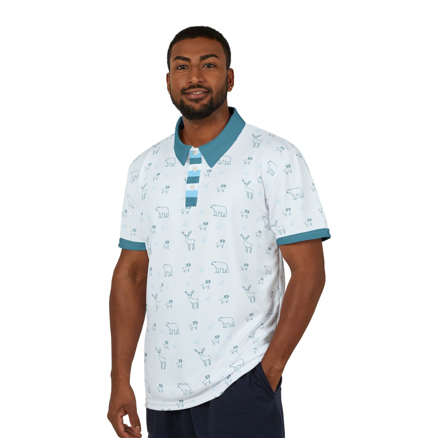 Frozen Tundra - Unisex Polo Shirt - Snow
