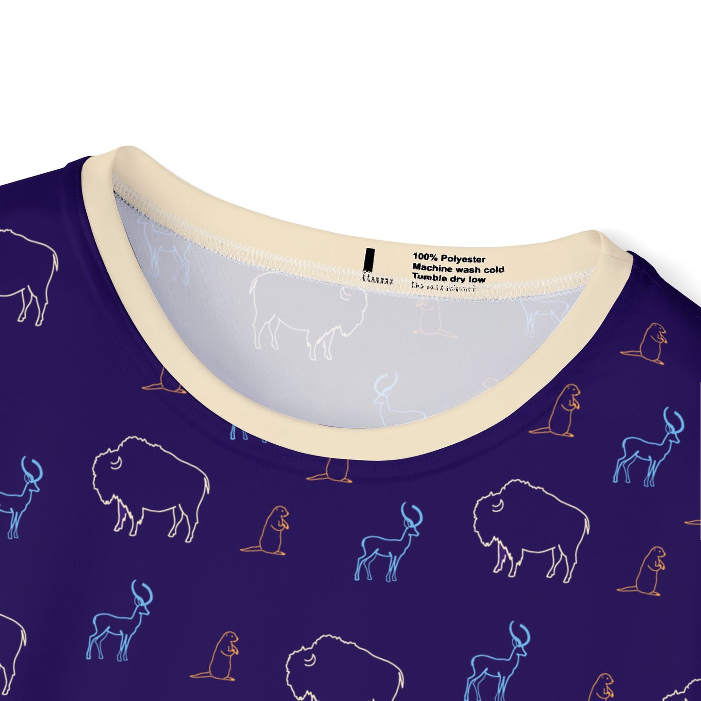 Sunset Prairie - Men's Athletic Tee - Dusk