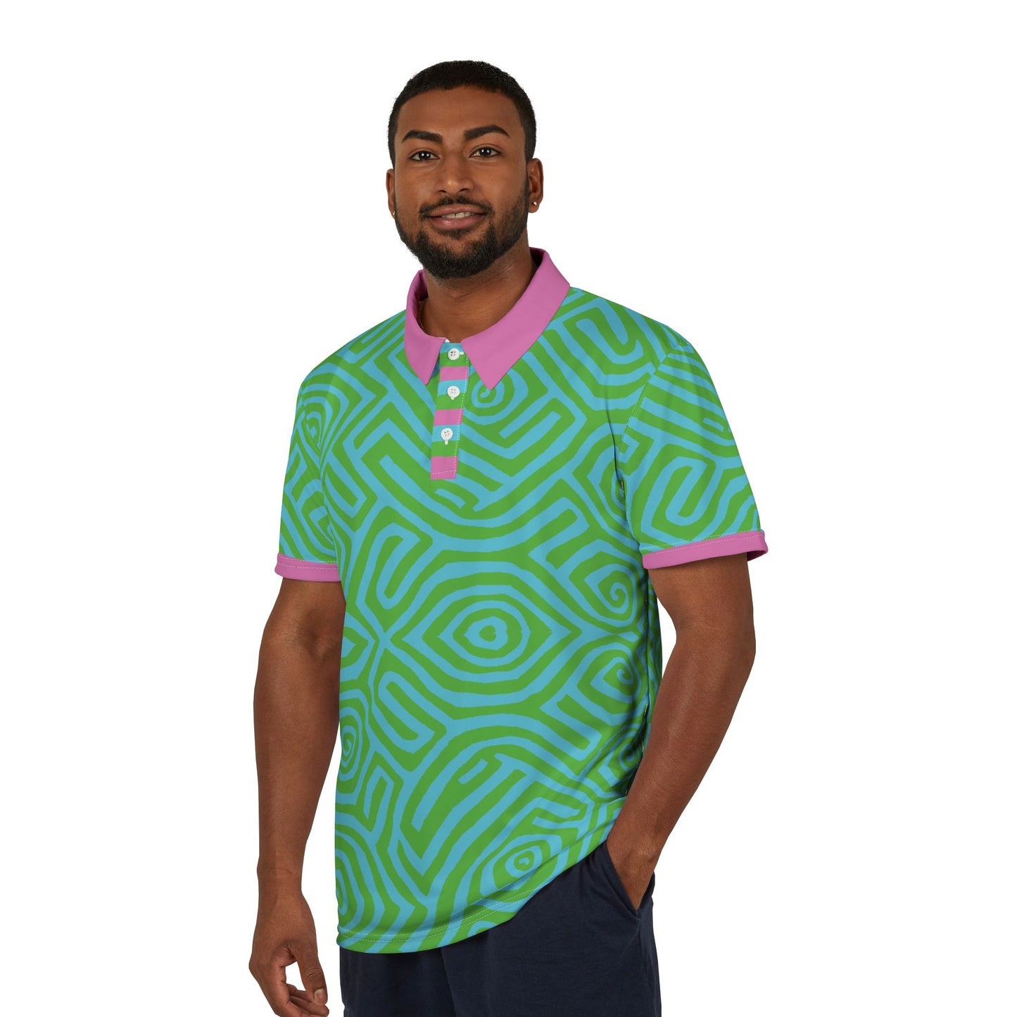 Pink Shell - Unisex Polo Shirt - Classic Alts