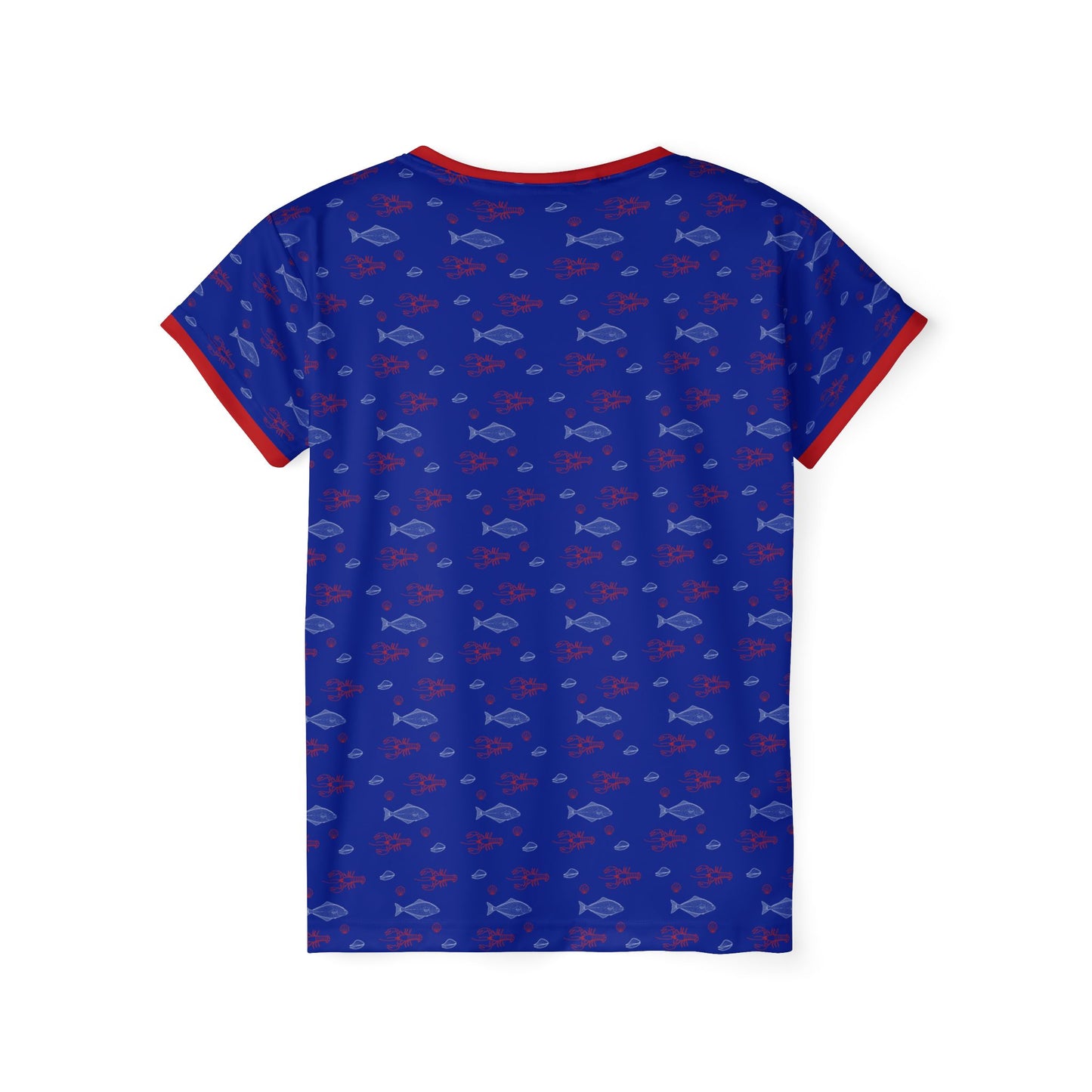 Lobster Shack - Women's Athletic Tee - Blue