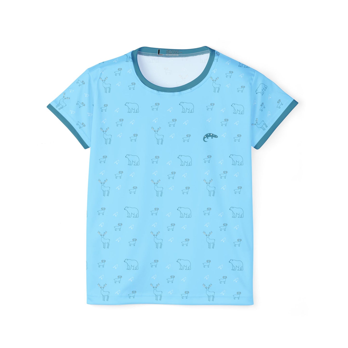 Frozen Tundra - Women's Athletic Tee - Ice