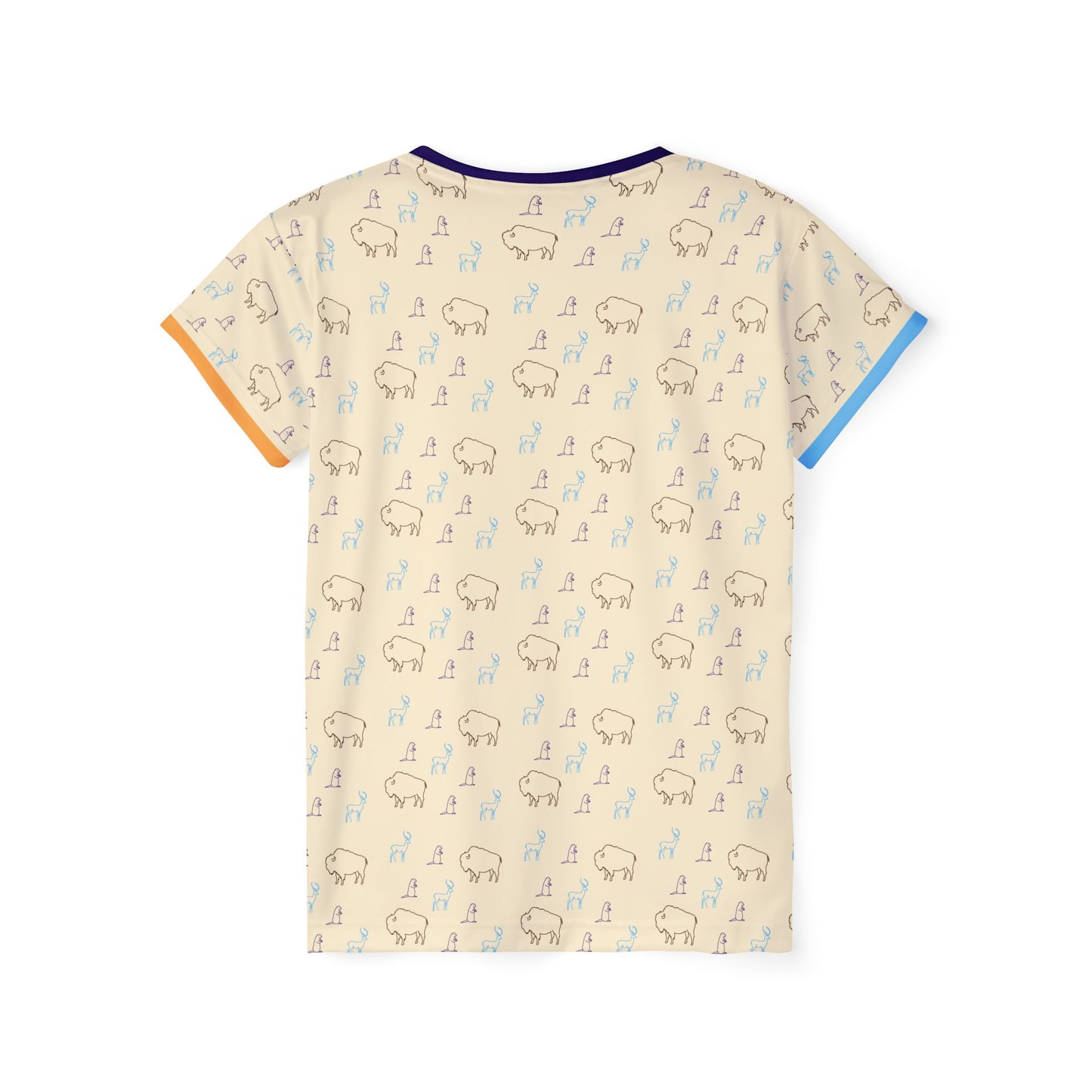 Sunset Prairie - Women's Athletic Tee - Wheat
