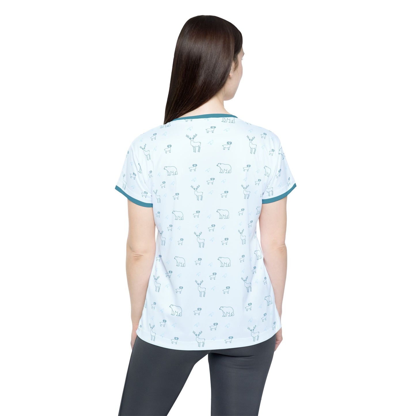 Frozen Tundra - Women's Athletic Tee - Snow