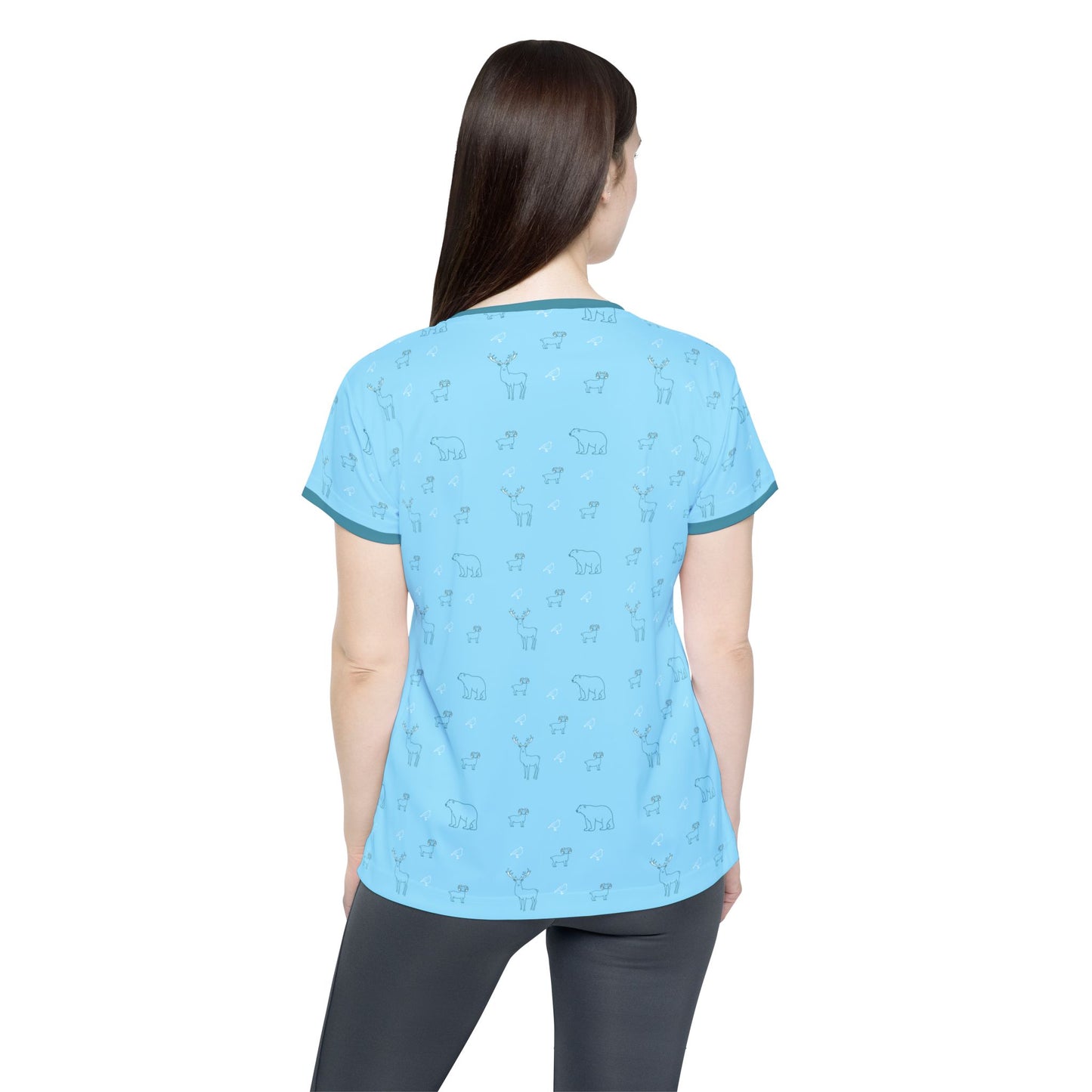 Frozen Tundra - Women's Athletic Tee - Ice