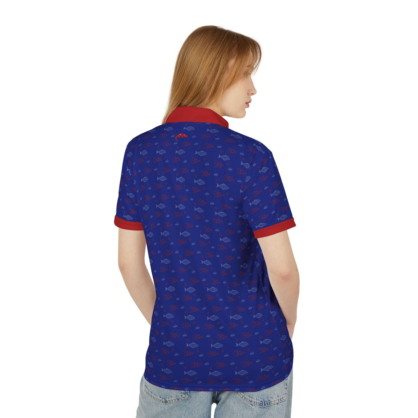 Lobster Shack - Unisex Polo Shirt - Blue