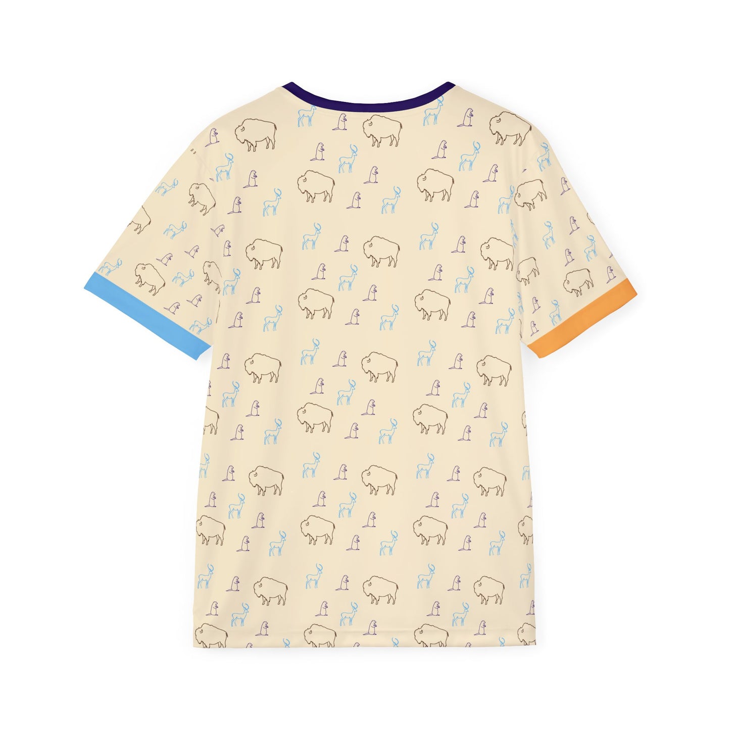 Sunset Prairie - Men's Athletic Tee - Wheat