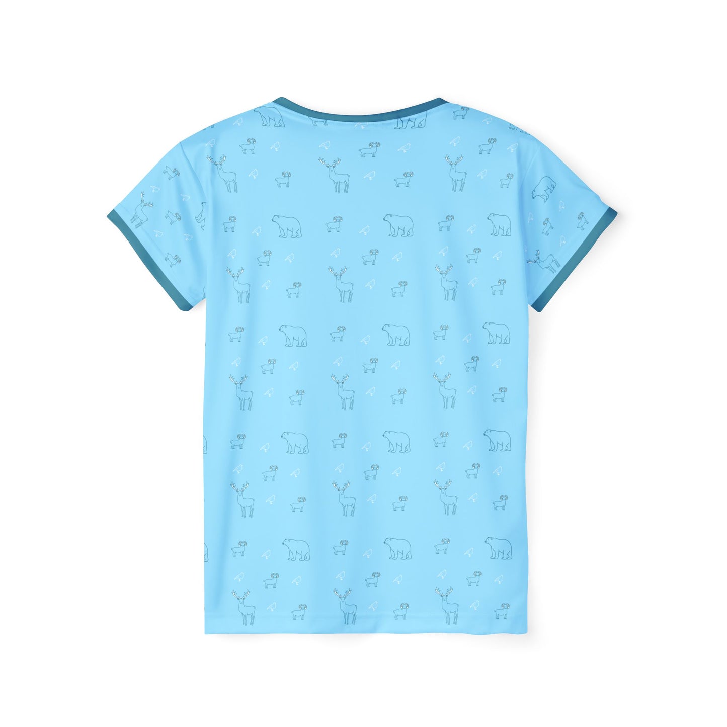 Frozen Tundra - Women's Athletic Tee - Ice
