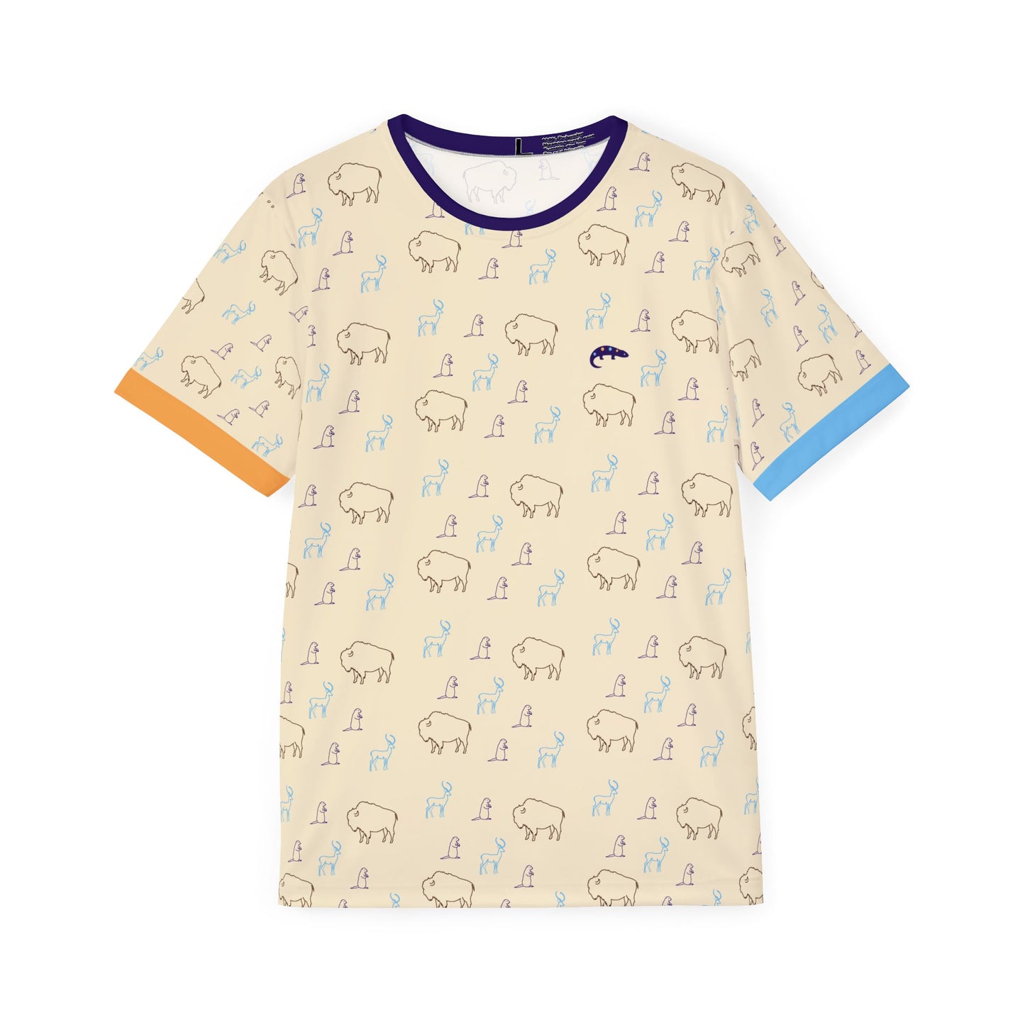 Sunset Prairie - Men's Athletic Tee - Wheat