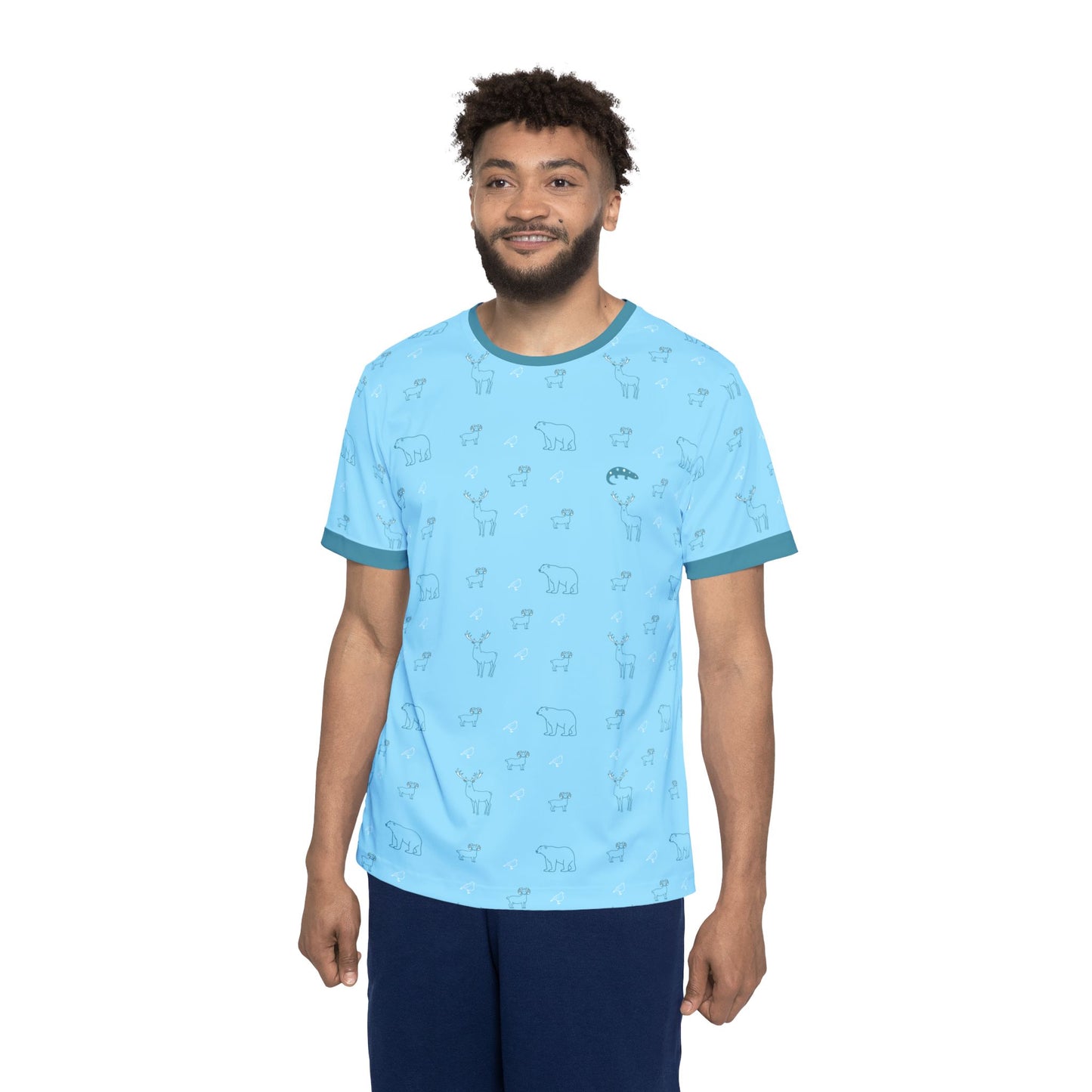 Frozen Tundra- Men's Athletic Tee - Ice