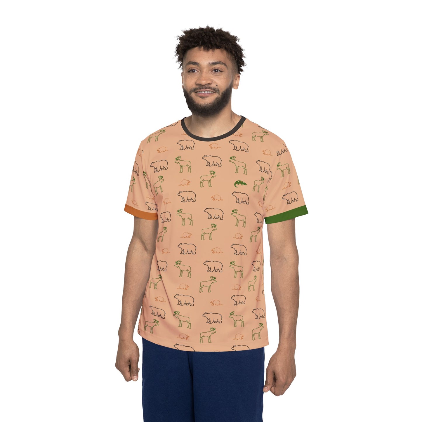 The North - Men's Athletic Tee - Bark
