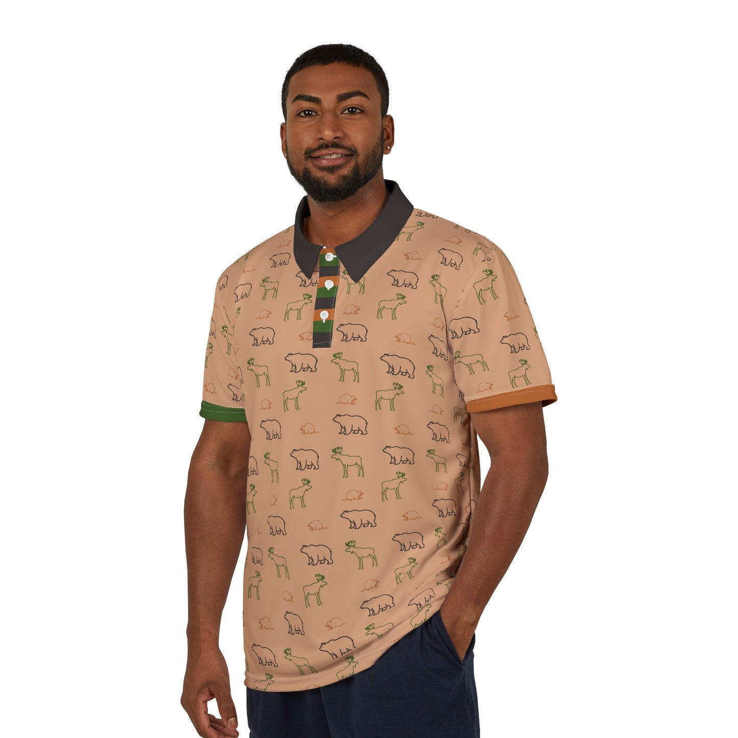 The North - Unisex Polo Shirt - Bark