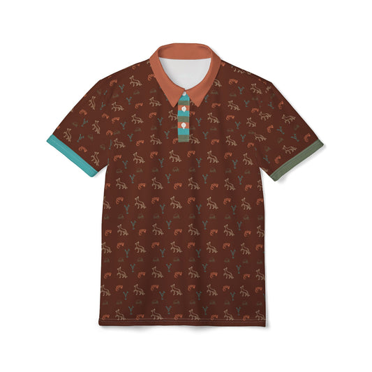 Arroyo - Unisex Polo Shirt - Red Clay