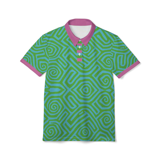 Pink Shell - Unisex Polo Shirt - Classic Alts
