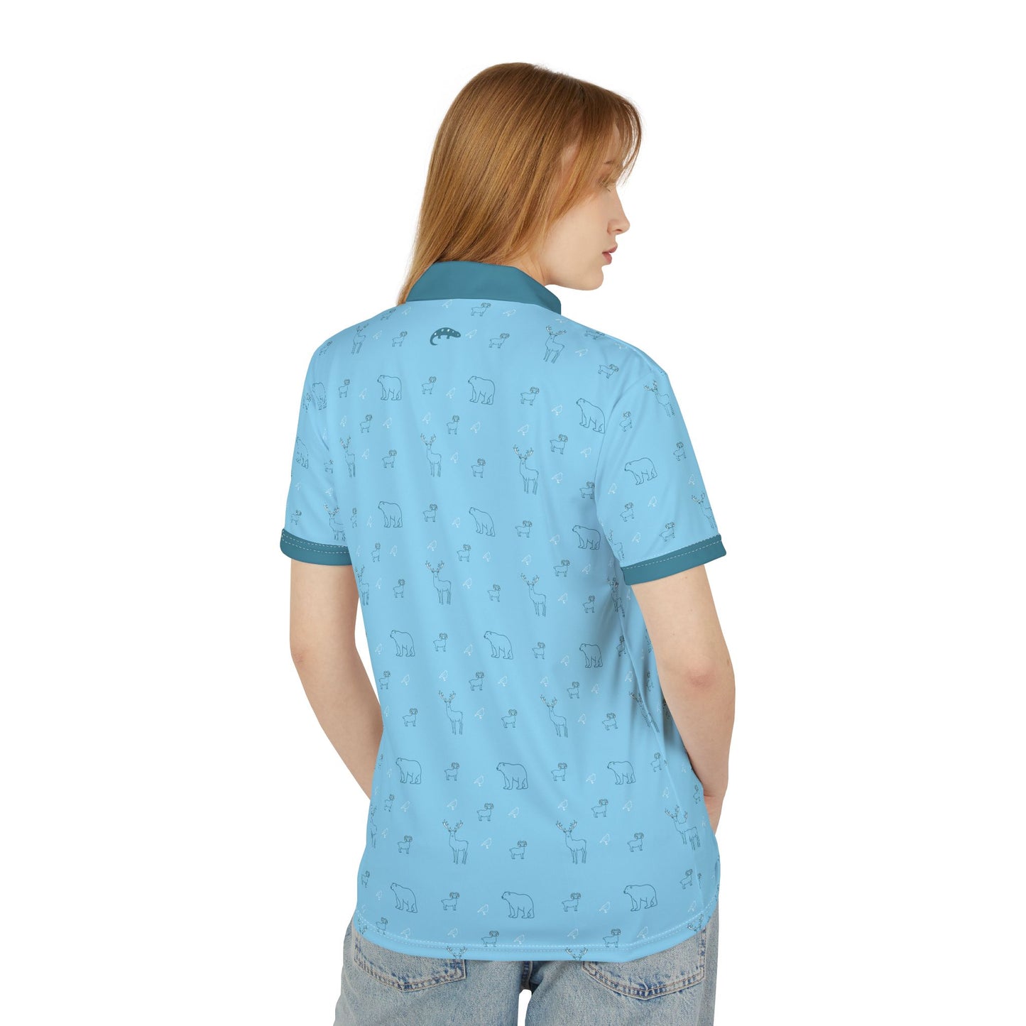 Frozen Tundra- Unisex Polo Shirt - Ice