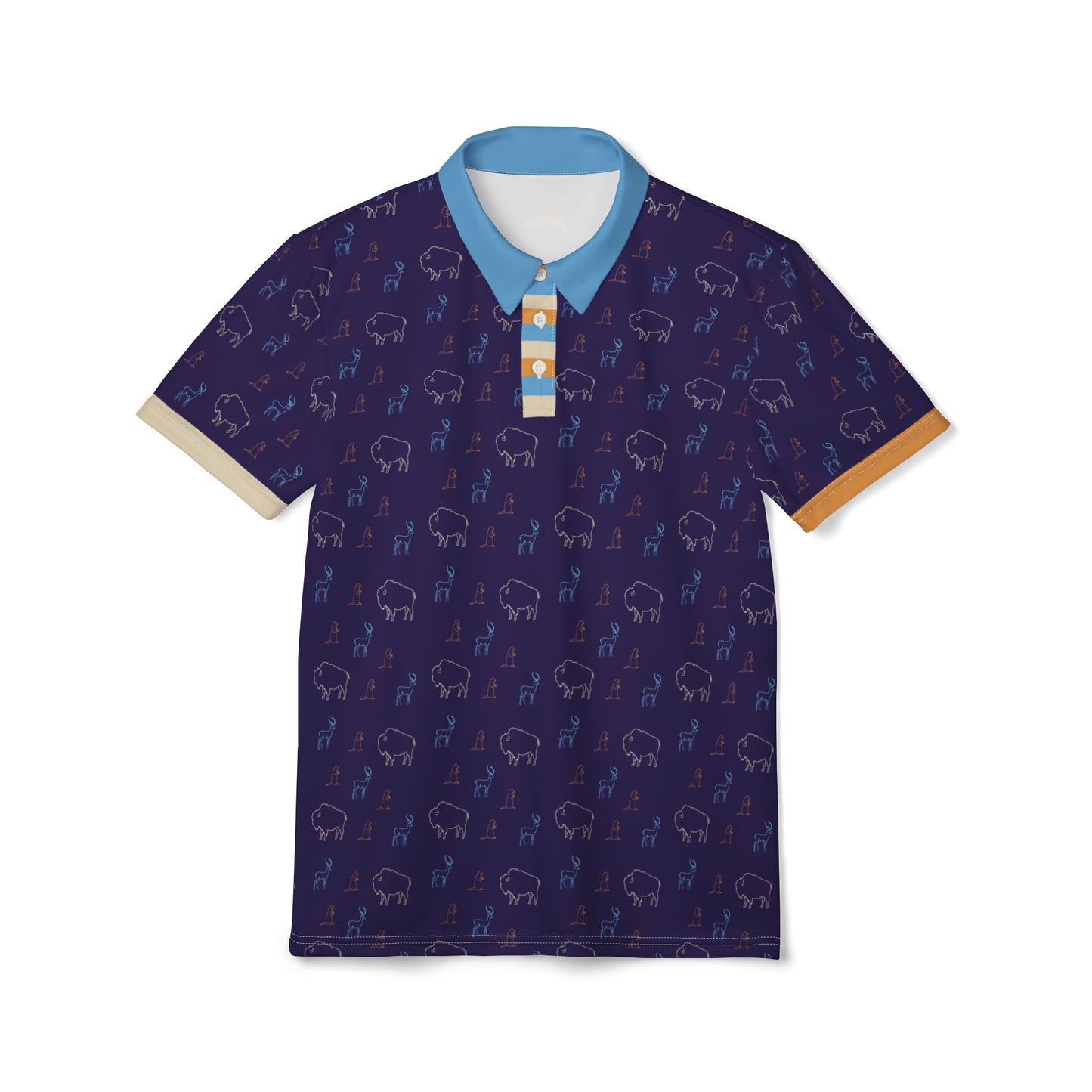 Sunset Prairie - Unisex Polo Shirt - Dusk